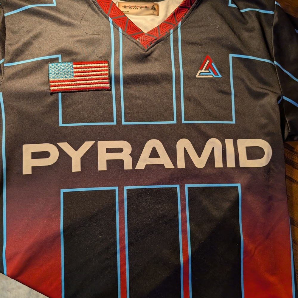Pyramid Black and Red Jersey